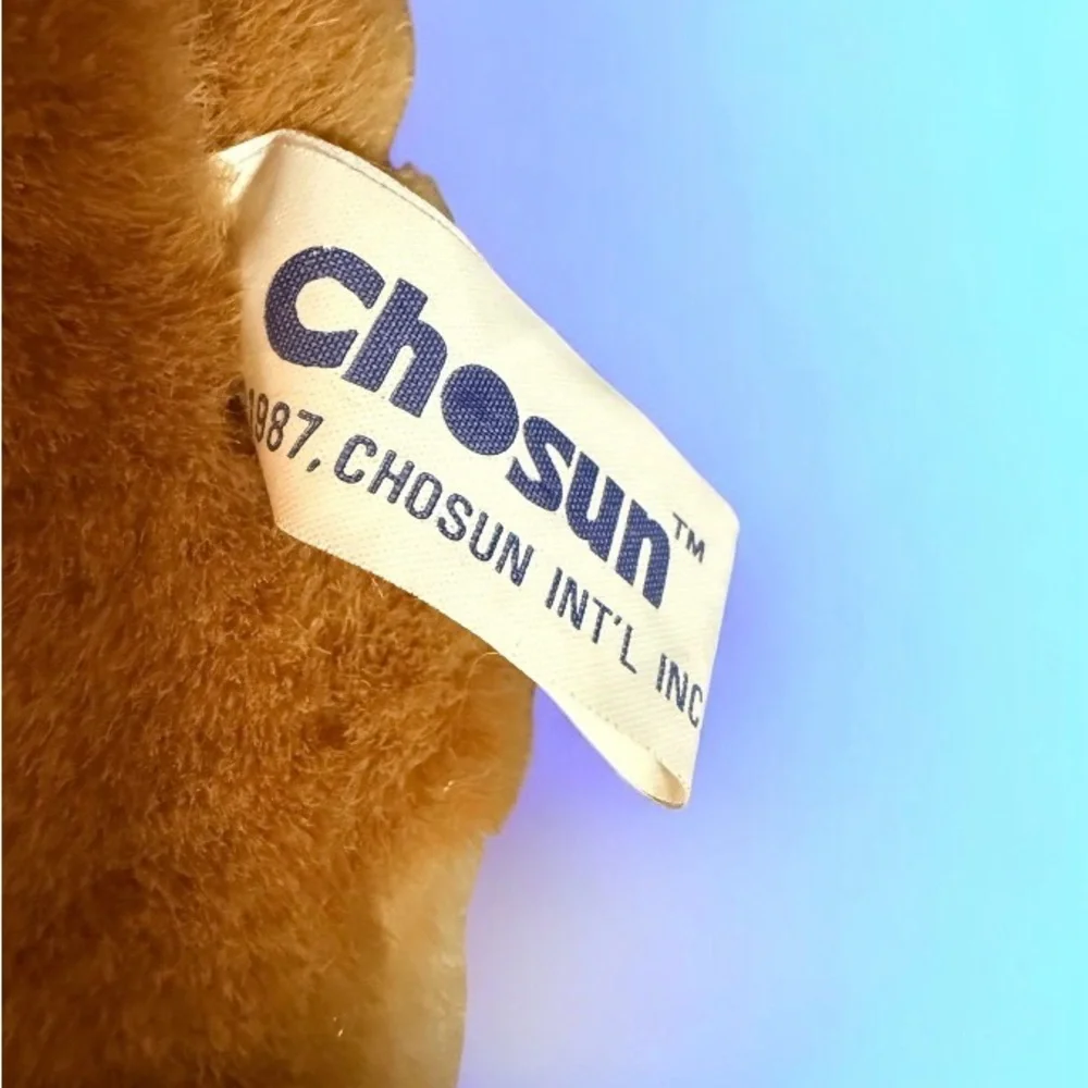 Vintage Chosun Brown Teddy Bear 1987 16